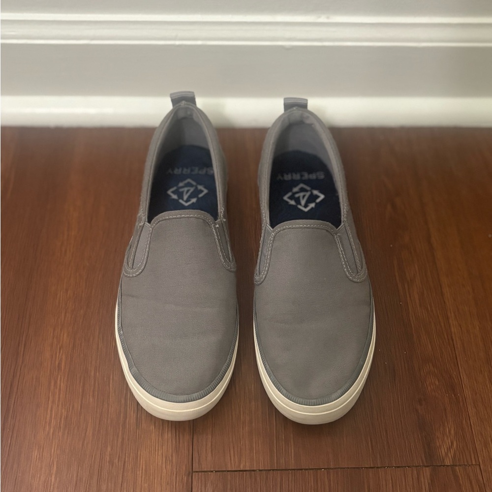 Sperry Women’s Charcoal Slip-On Loafers